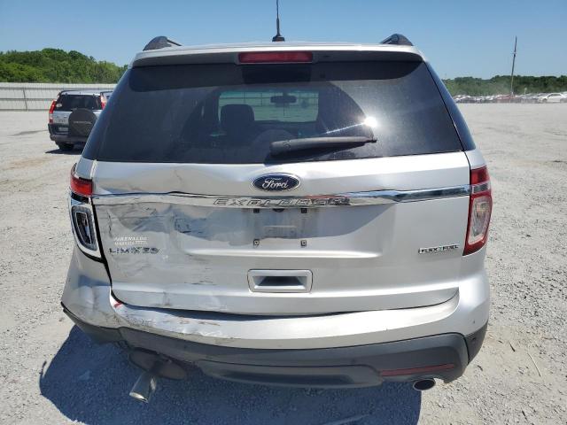 1FM5K7F85FGA70059 - 2015 FORD EXPLORER LIMITED SILVER photo 6