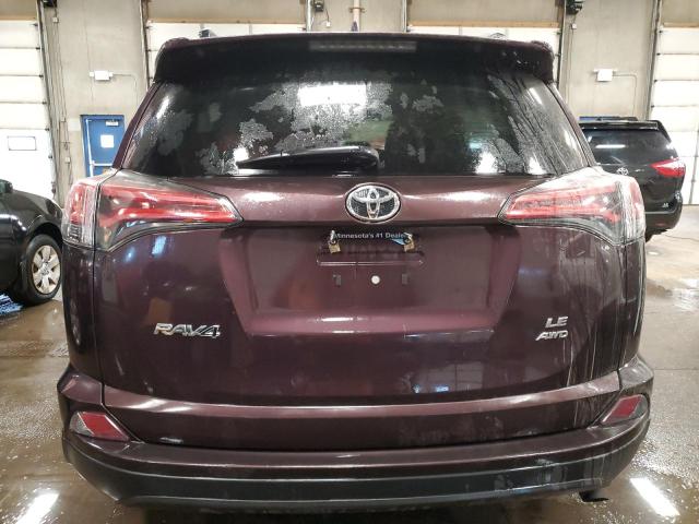 2T3BFREV5HW602335 - 2017 TOYOTA RAV4 LE BURGUNDY photo 6