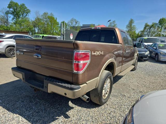 1FTFW1ET2CKD41362 - 2012 FORD F150 SUPERCREW BROWN photo 4