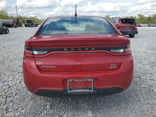 1C3CDFBB2ED724117 - 2014 DODGE DART SXT RED photo 6