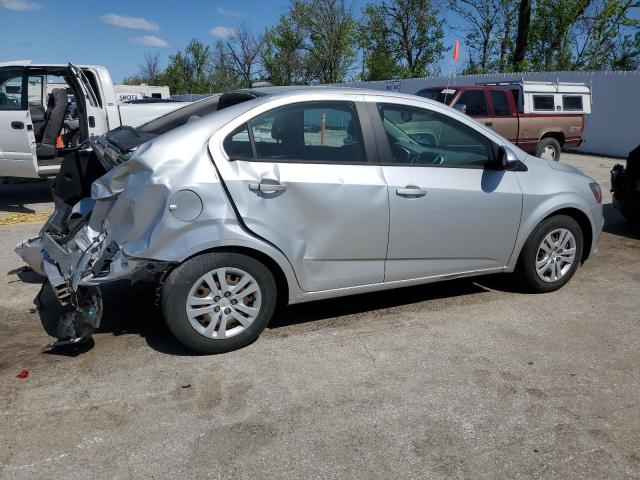 1G1JB5SHXJ4136217 - 2018 CHEVROLET SONIC LS ვერცხლისფერი ფოტო 3