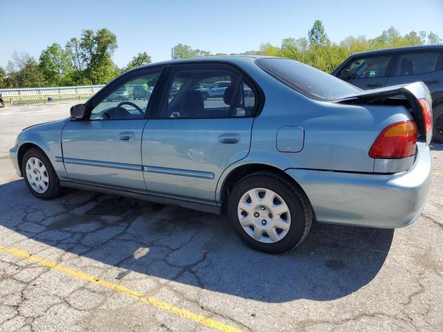 2HGEJ6612YH576011 - 2000 HONDA CIVIC BASE BLUE photo 2