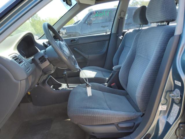 2HGEJ6612YH576011 - 2000 HONDA CIVIC BASE BLUE photo 7