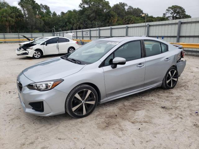 4S3GKAM64H3608322 - 2017 SUBARU IMPREZA SPORT SILVER photo 1