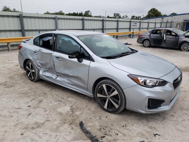 4S3GKAM64H3608322 - 2017 SUBARU IMPREZA SPORT SILVER photo 4