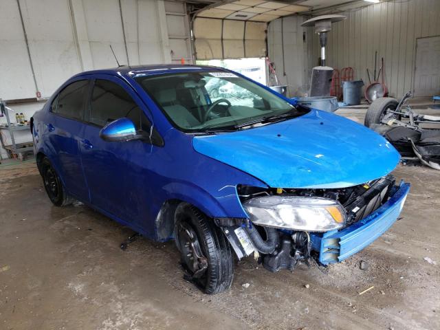 1G1JB5SHXH4166909 - 2017 CHEVROLET SONIC LS BLUE photo 4
