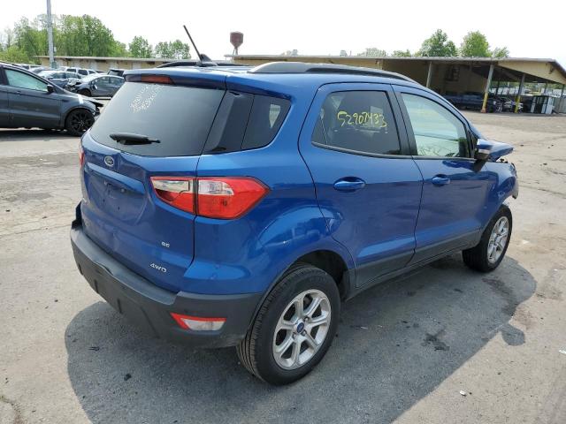 MAJ6S3GL2LC311704 - 2020 FORD ECOSPORT SE Mavi foto 3