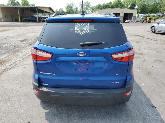 MAJ6S3GL2LC311704 - 2020 FORD ECOSPORT SE Mavi foto 6