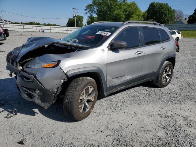 1C4PJMBB5GW188426 - 2016 JEEP CHEROKEE TRAILHAWK SILVER photo 1