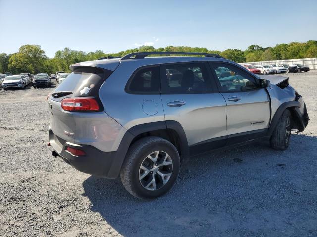 1C4PJMBB5GW188426 - 2016 JEEP CHEROKEE TRAILHAWK SILVER photo 3