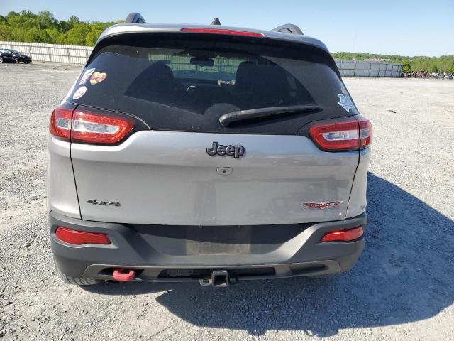 1C4PJMBB5GW188426 - 2016 JEEP CHEROKEE TRAILHAWK SILVER photo 6