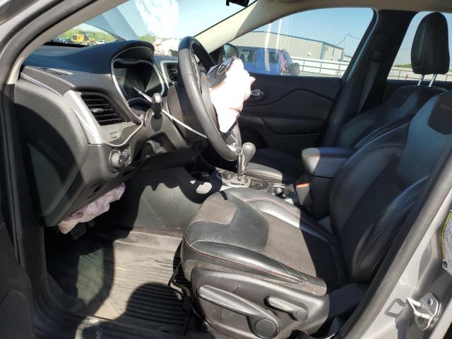 1C4PJMBB5GW188426 - 2016 JEEP CHEROKEE TRAILHAWK SILVER photo 7