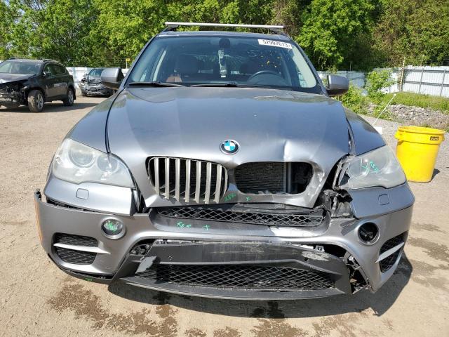 5UXZW0C55BL659821 - 2011 BMW X5 XDRIVE35D GRAY photo 5