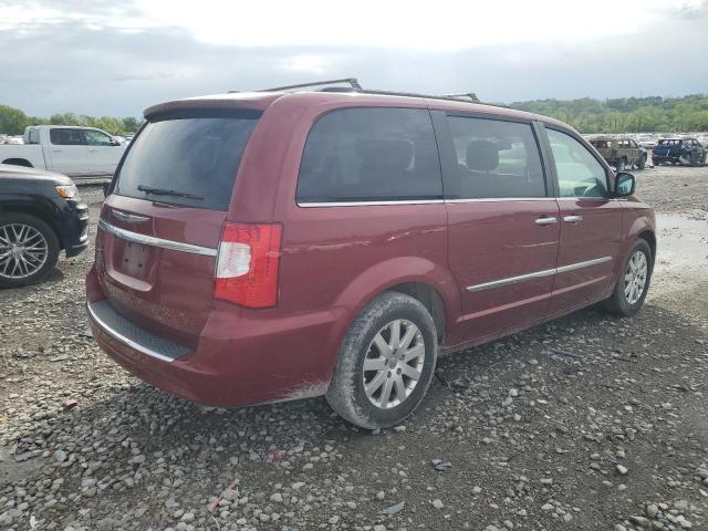 2C4RC1CG0CR107119 - 2012 CHRYSLER TOWN & COU TOURING L MAROON photo 3