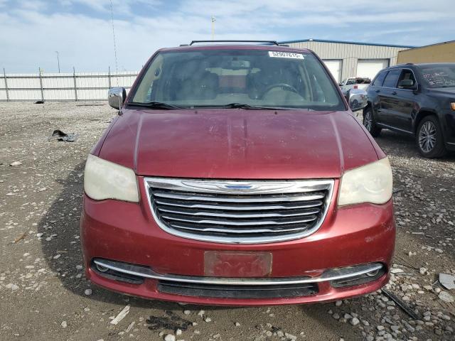 2C4RC1CG0CR107119 - 2012 CHRYSLER TOWN & COU TOURING L MAROON photo 5