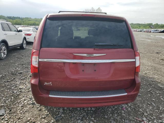 2C4RC1CG0CR107119 - 2012 CHRYSLER TOWN & COU TOURING L MAROON photo 6