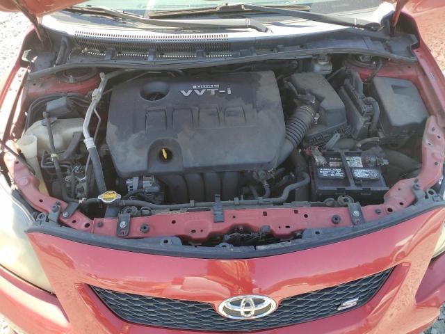 2T1BU40E79C141795 - 2009 TOYOTA COROLLA BASE RED photo 11