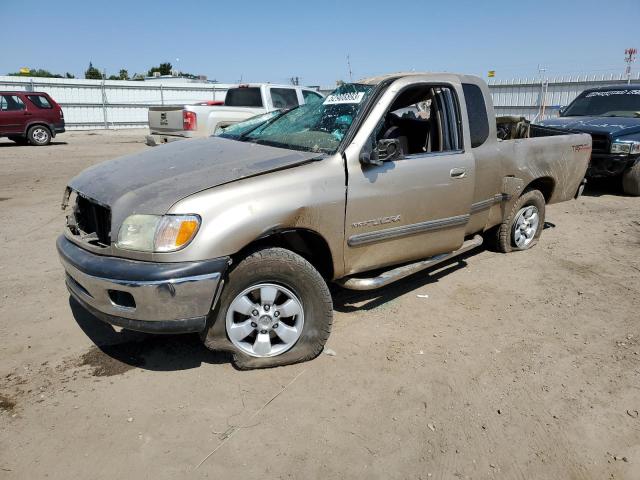 5TBRN34152S291598 - 2002 TOYOTA TUNDRA ACCESS CAB SR5 GOLD photo 1