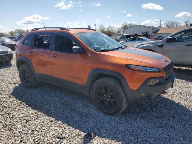1C4PJMBS5GW262640 - 2016 JEEP CHEROKEE TRAILHAWK ORANGE photo 4