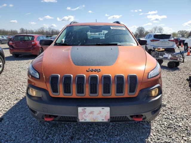 1C4PJMBS5GW262640 - 2016 JEEP CHEROKEE TRAILHAWK ORANGE photo 5