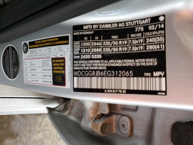 WDCGG8JB6EG312065 - 2014 MERCEDES-BENZ GLK 350 4MATIC SILVER photo 13