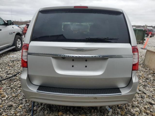 2C4RC1CGXCR323172 - 2012 CHRYSLER TOWN & COU TOURING L SILVER photo 6