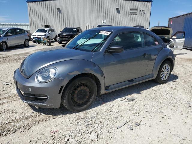 3VWFP7AT8CM615465 - 2012 VOLKSWAGEN BEETLE GRAY photo 1