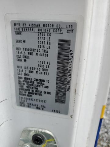 3N63M0ZN2HK719347 - 2017 CHEVROLET CITY EXPRE LT 白色 照片 13