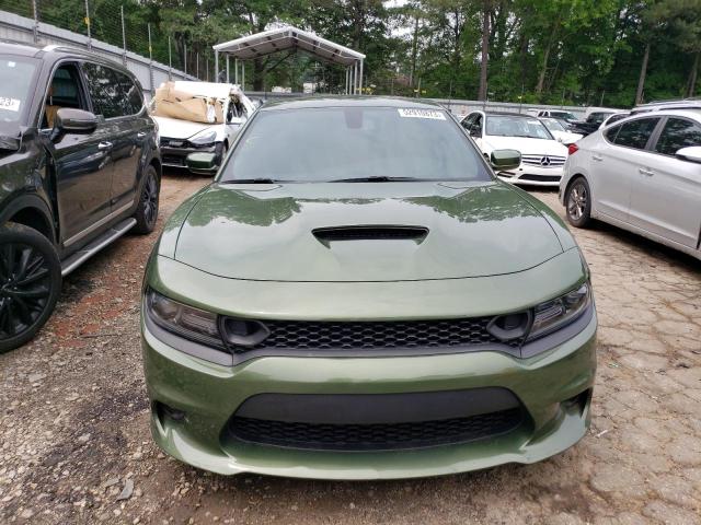 2C3CDXGJ5MH666981 - 2021 DODGE CHARGER SCAT PACK GREEN photo 5