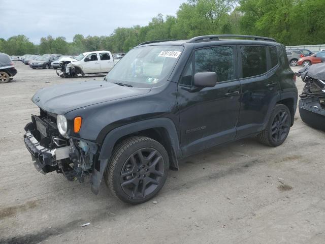 ZACNJDBBXMPM66086 - 2021 JEEP RENEGADE LATITUDE BLACK photo 1