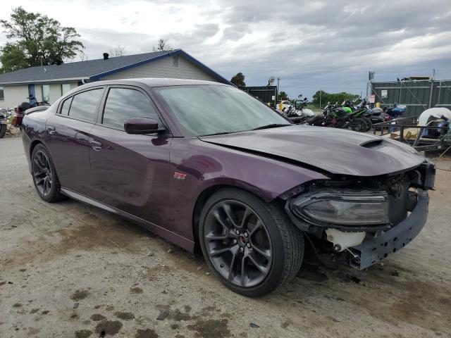 2C3CDXGJ9LH156244 - 2020 DODGE CHARGER SCAT PACK PURPLE photo 4