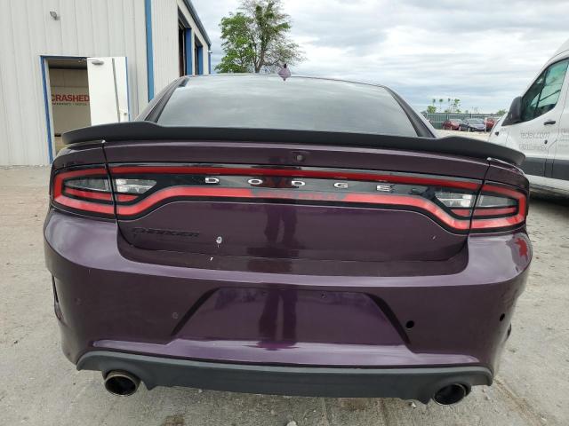 2C3CDXGJ9LH156244 - 2020 DODGE CHARGER SCAT PACK PURPLE photo 6