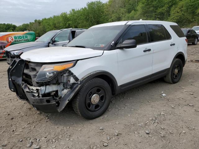 1FM5K8ARXEGC38248 - 2014 FORD EXPLORER POLICE INTERCEPTOR WHITE photo 1