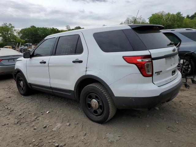 1FM5K8ARXEGC38248 - 2014 FORD EXPLORER POLICE INTERCEPTOR WHITE photo 2