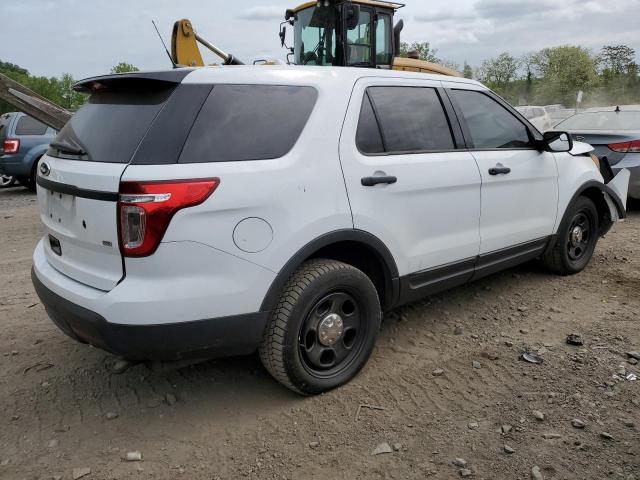 1FM5K8ARXEGC38248 - 2014 FORD EXPLORER POLICE INTERCEPTOR WHITE photo 3