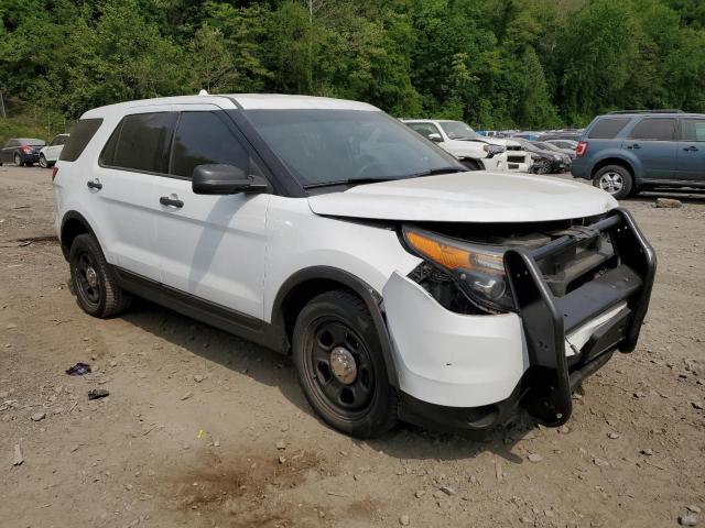 1FM5K8ARXEGC38248 - 2014 FORD EXPLORER POLICE INTERCEPTOR WHITE photo 4