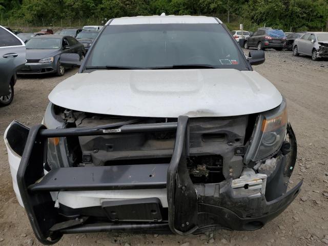 1FM5K8ARXEGC38248 - 2014 FORD EXPLORER POLICE INTERCEPTOR WHITE photo 5