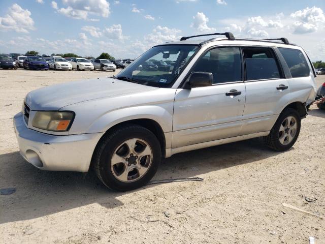 JF1SG656X3H767130 - 2003 SUBARU FORESTER 2.5XS Сріблястий фото 1