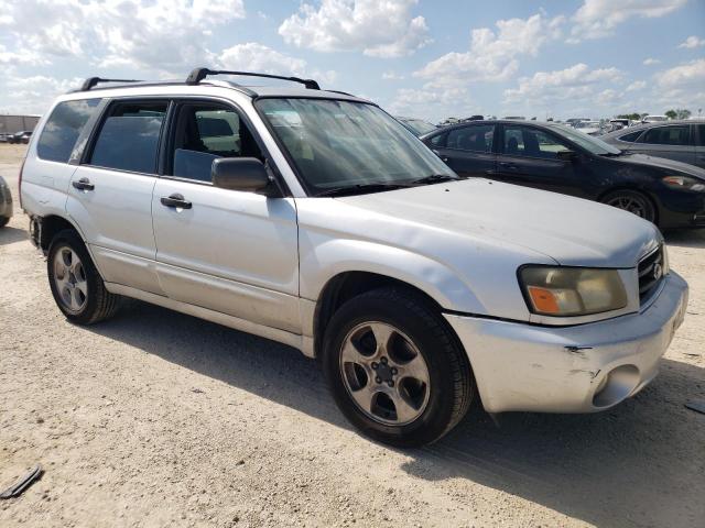 JF1SG656X3H767130 - 2003 SUBARU FORESTER 2.5XS SILVER photo 4