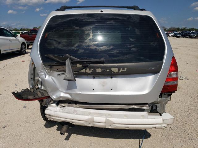 JF1SG656X3H767130 - 2003 SUBARU FORESTER 2.5XS Сріблястий фото 6