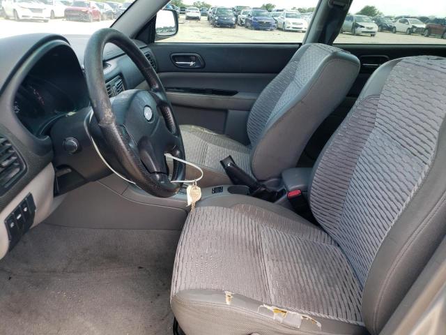 JF1SG656X3H767130 - 2003 SUBARU FORESTER 2.5XS Сріблястий фото 7