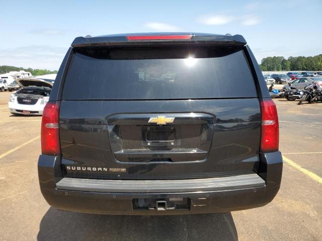 1GNSCJKC8FR561538 - 2015 CHEVROLET SUBURBAN C1500 LT BLACK photo 6