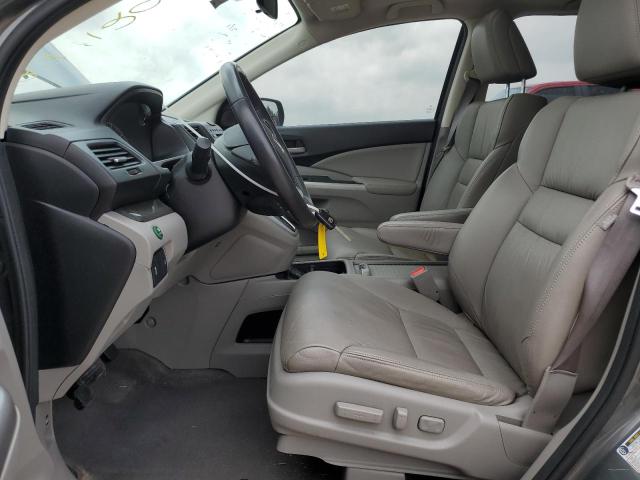 2HKRM3H7XEH555076 - 2014 HONDA CR-V EXL GRAY photo 7