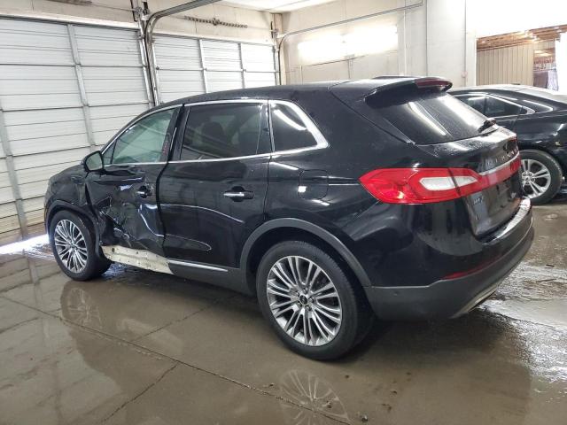 2LMPJ6LR7HBL38613 - 2017 LINCOLN MKX RESERVE أسود صورة 2