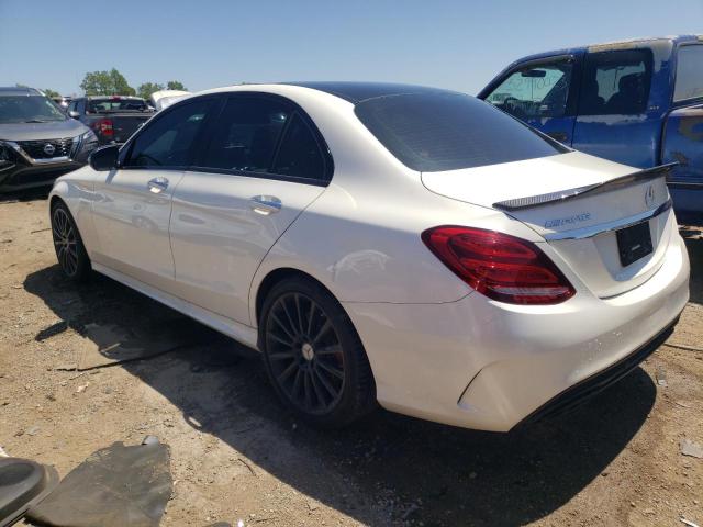 55SWF6EB4JU262689 - 2018 MERCEDES-BENZ C 43 4MATIC AMG WHITE photo 2