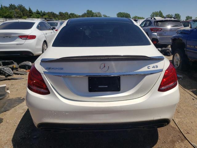 55SWF6EB4JU262689 - 2018 MERCEDES-BENZ C 43 4MATIC AMG WHITE photo 6