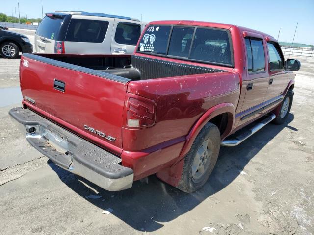 1GCDT13W42K182128 - 2002 CHEVROLET S-10 S10 RED photo 3