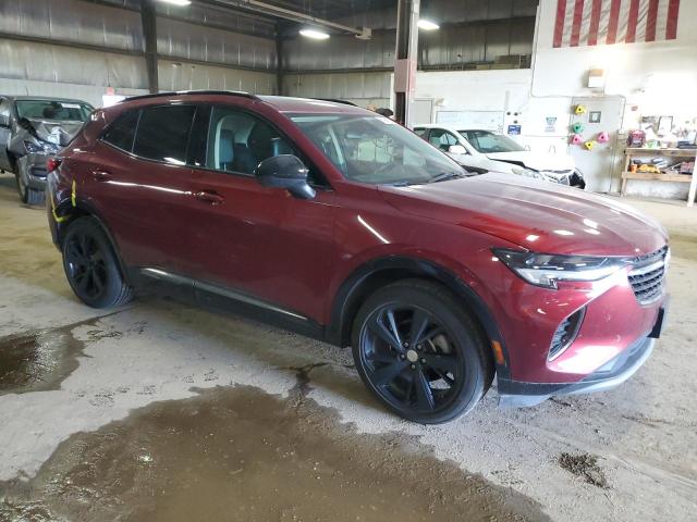 LRBFZPR46MD197820 - 2021 BUICK ENVISION ESSENCE MAROON photo 4