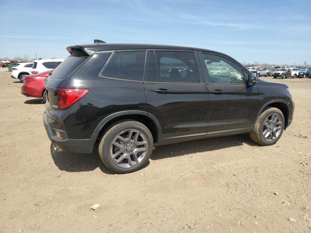 5FNYF8H58PB032416 - 2023 HONDA PASSPORT EXL Siyah fotoğraf 3