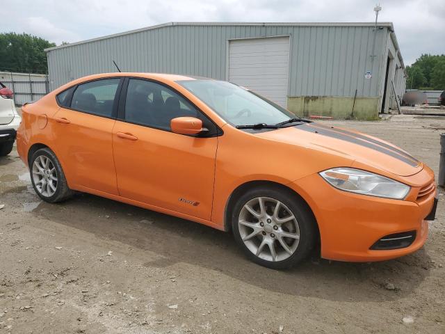 1C3CDFBAXDD325820 - 2013 DODGE DART SXT ORANGE photo 4